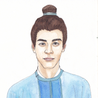 Wu Xie as a Tang scholar version 2